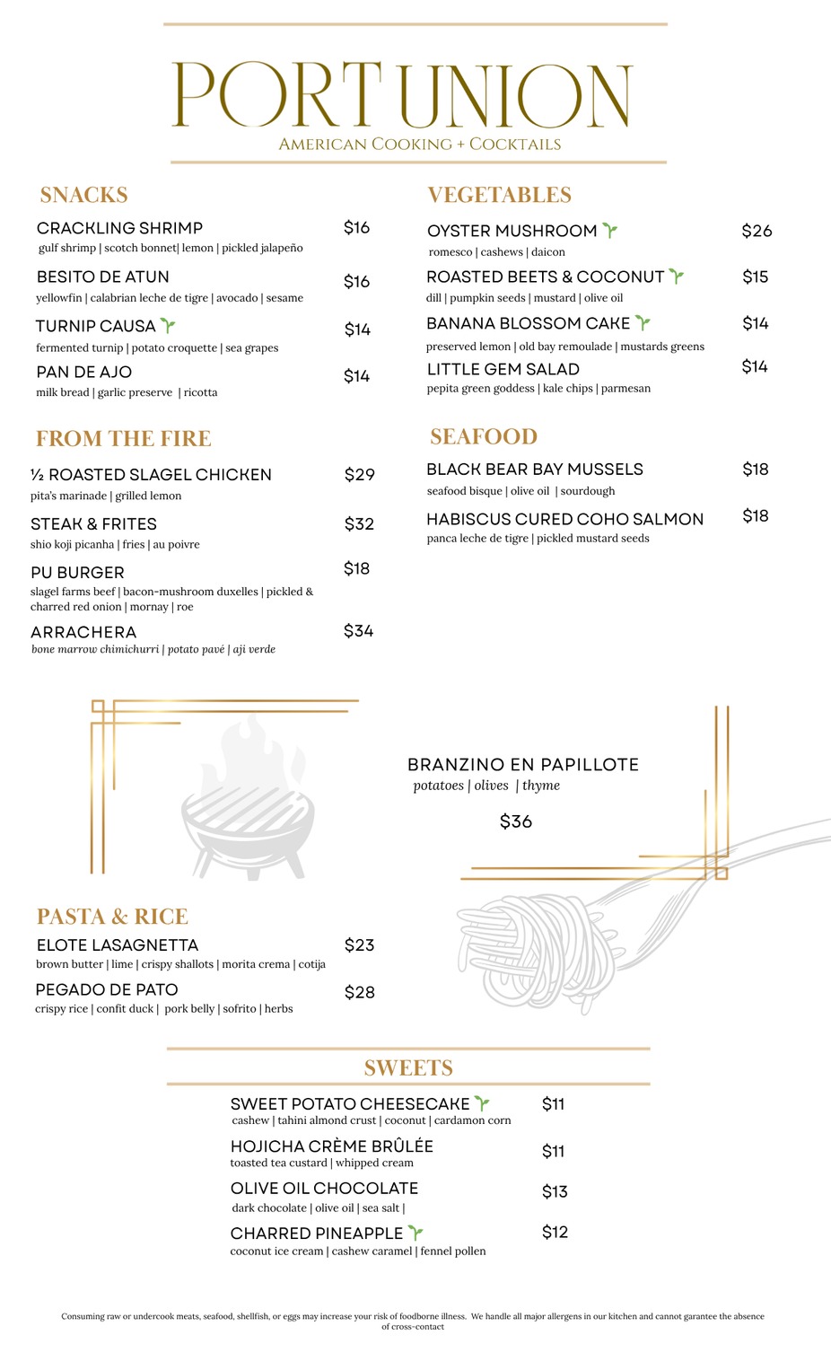 Port Union Immigrant American Cooking
