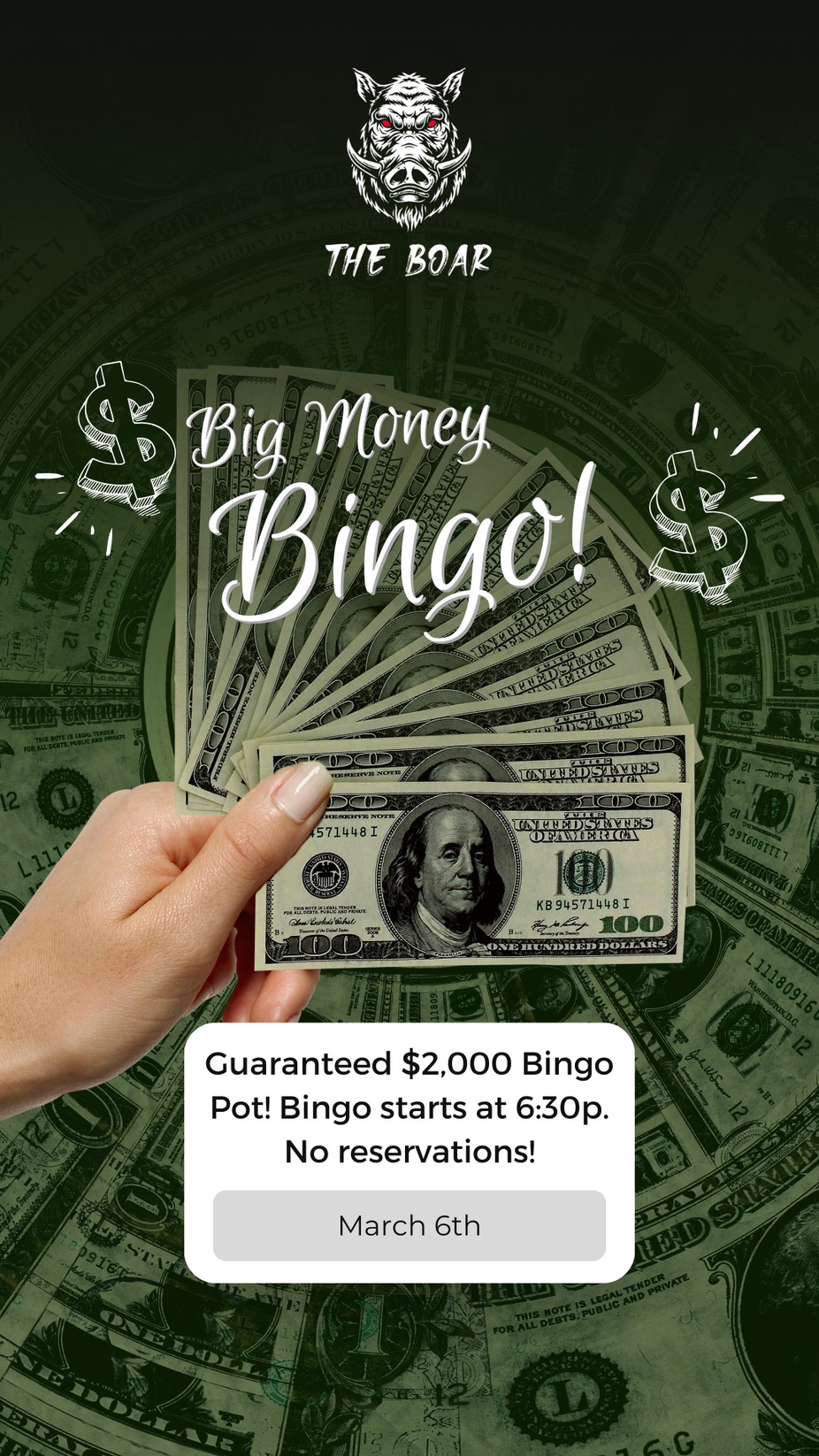 Big Money Bingo! event photo