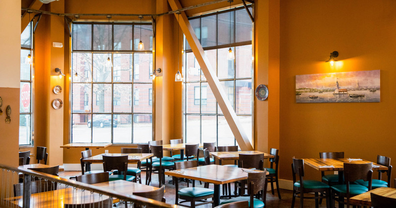 Interior, dining area