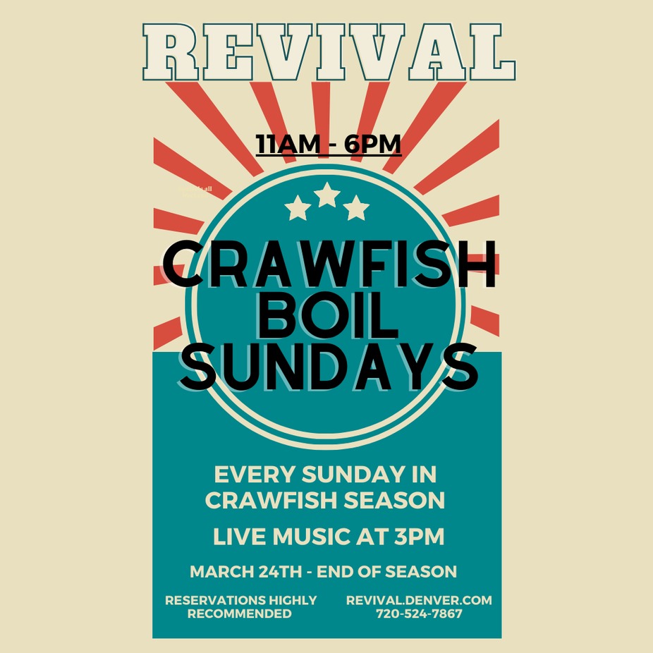 Crawfish Boil Sundays event photo