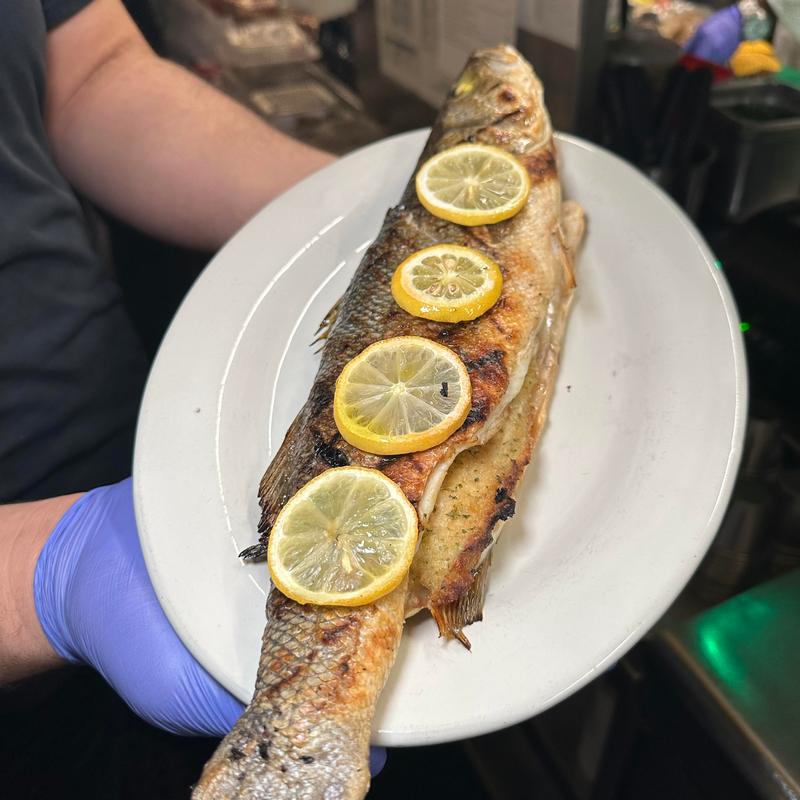menu item 31 of 35, Crab Stuffed Bronzino*