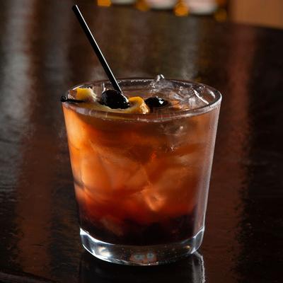 Red cocktail closeup
