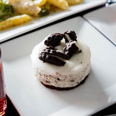 Cookies and creme cheesecake.