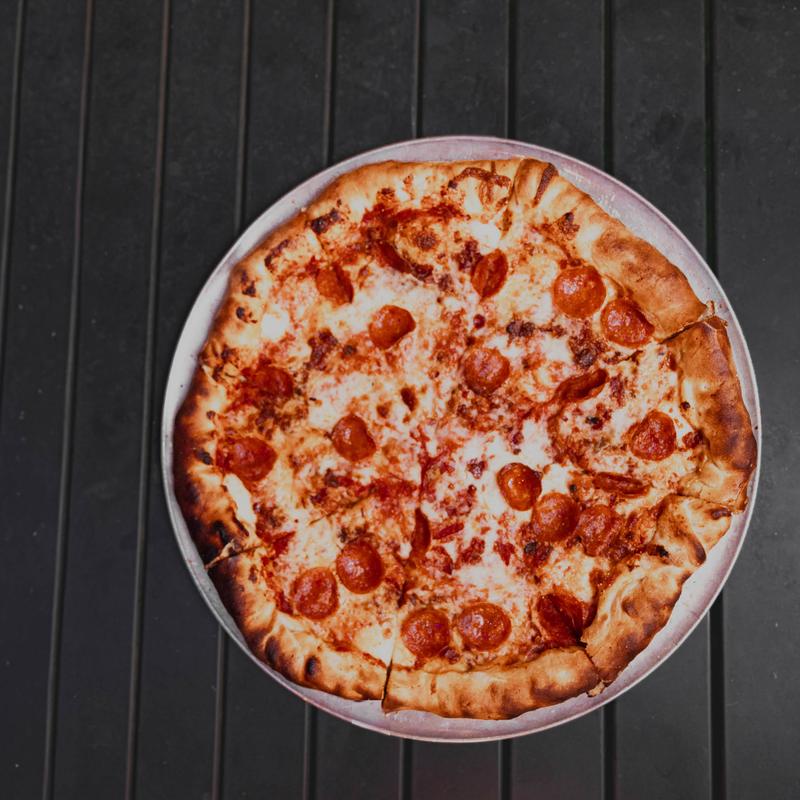 menu item 1 of 3, Plain Pepperoni Pizza