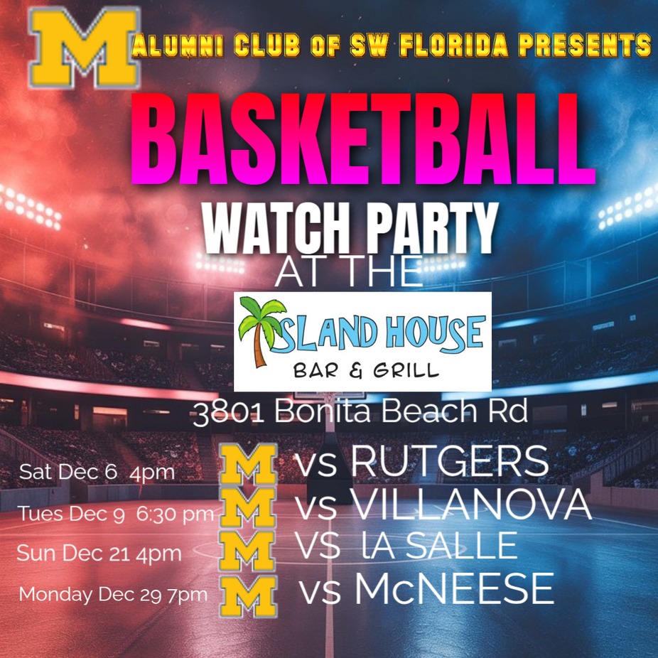 MICH ALUMNI BASKETBALL WATCH PARTY event photo