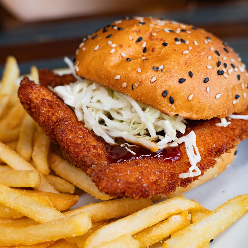 *new!* CHICKEN TONKATSU SANDWICH photo