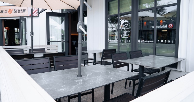 Outdoor seating area