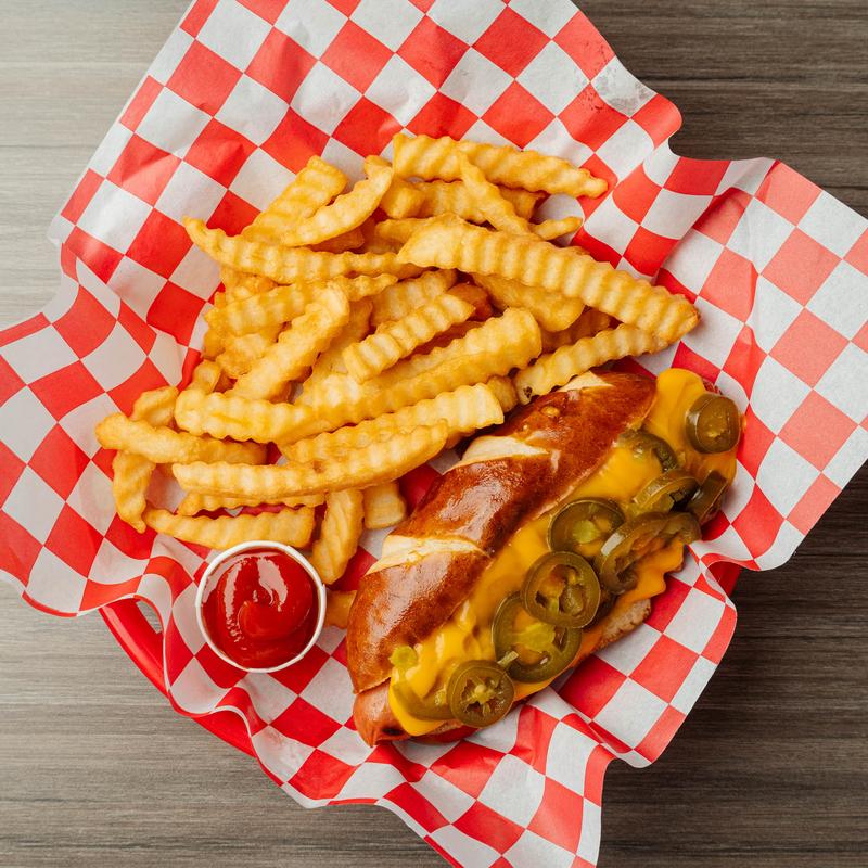 menu item 2 of 12, Pretzel Dog