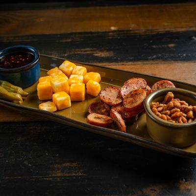 Sausage & Cheese Plate.