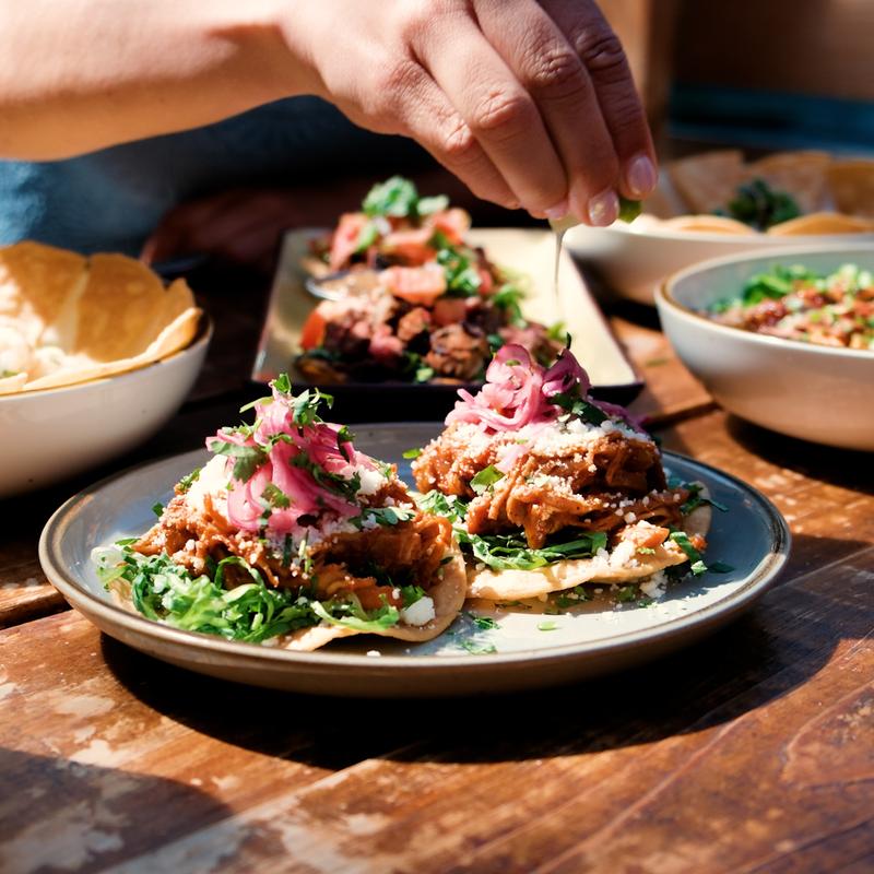 Chicken Tinga Tostada photo