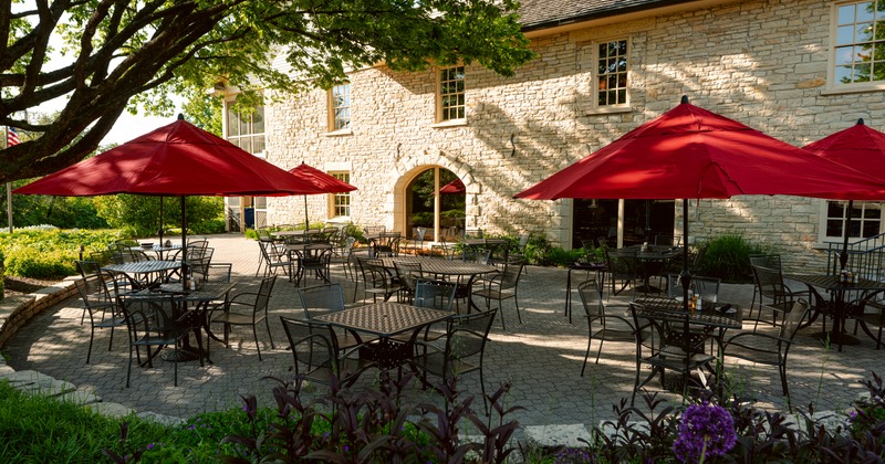 Exterior, lovely private garden dining area