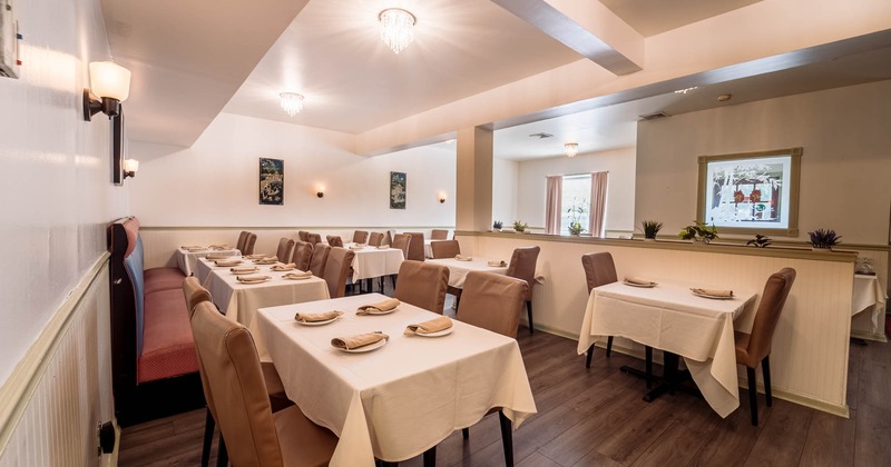 Interior, dining area