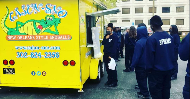 Guests ordering food