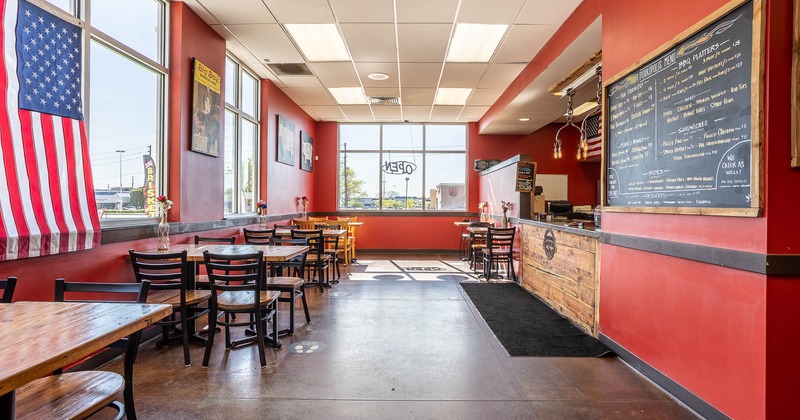 Interior, main seating area