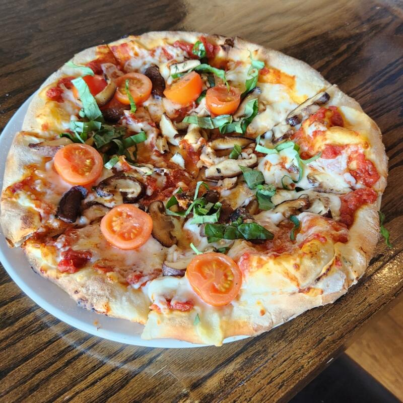 Enoki & Shiitake Pizza photo