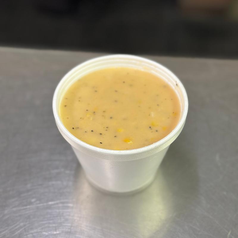 Shrimp Bisque and Sweet Corn Chowder photo