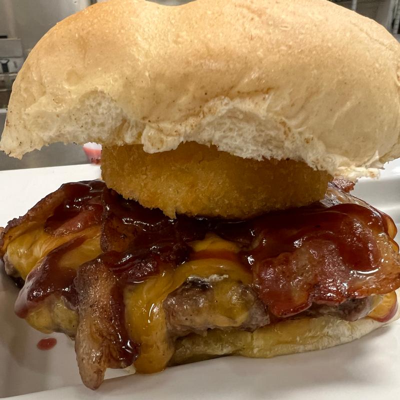 Cowboy BBQ Bacon Cheddar Burger photo