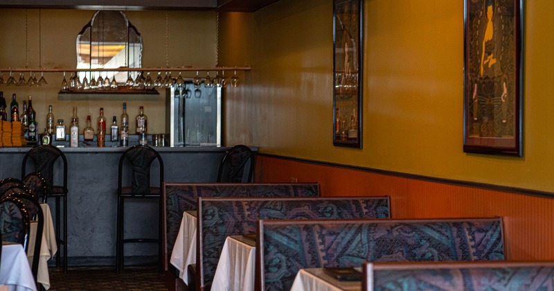 Interior seating area