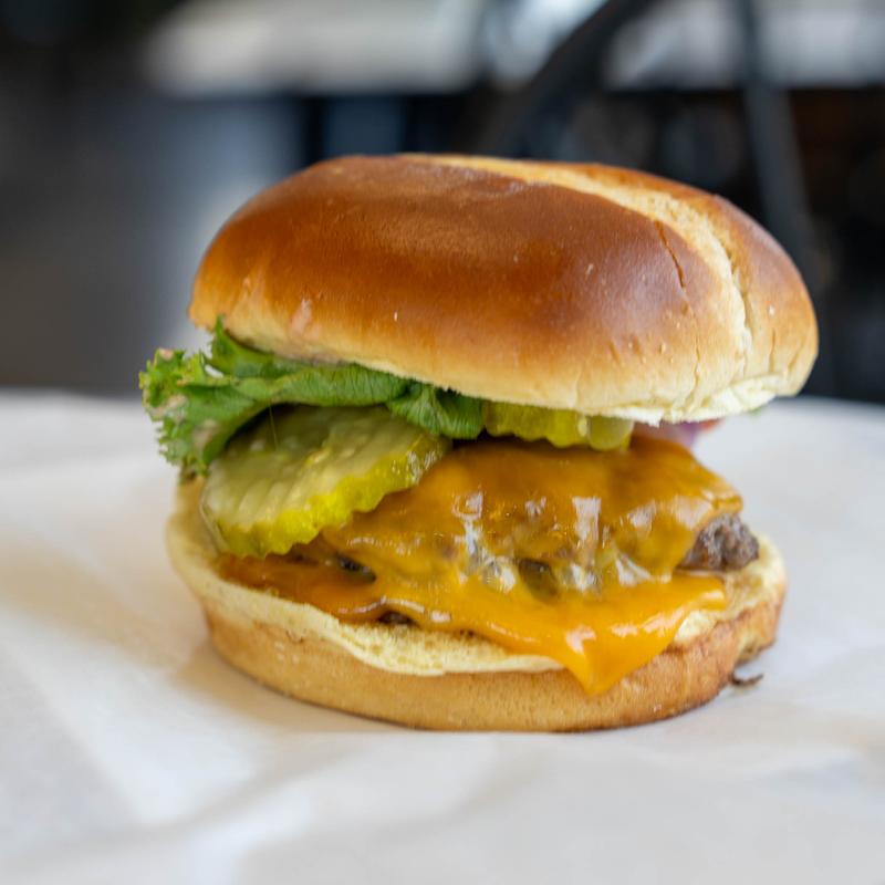 menu item 4 of 7, Cheezy Burger