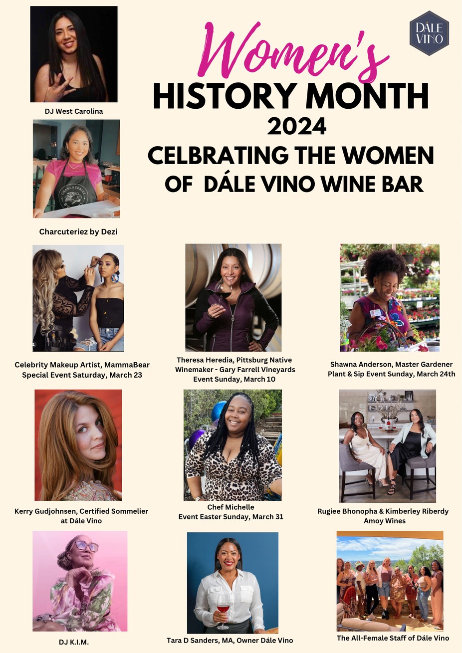 Celebrating The  Women of Dále Vino all March event photo