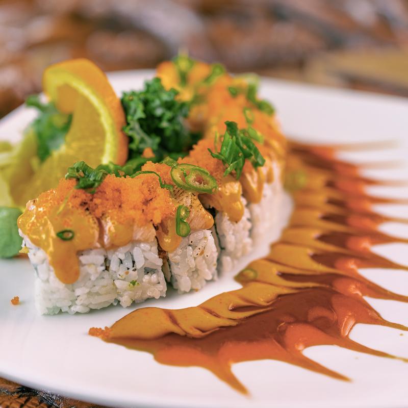 Flaming Salmon Roll* photo