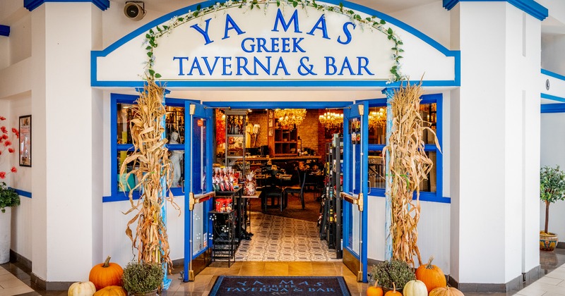 Entrance to restaurant