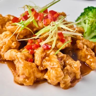 Sweet and sour pork.
