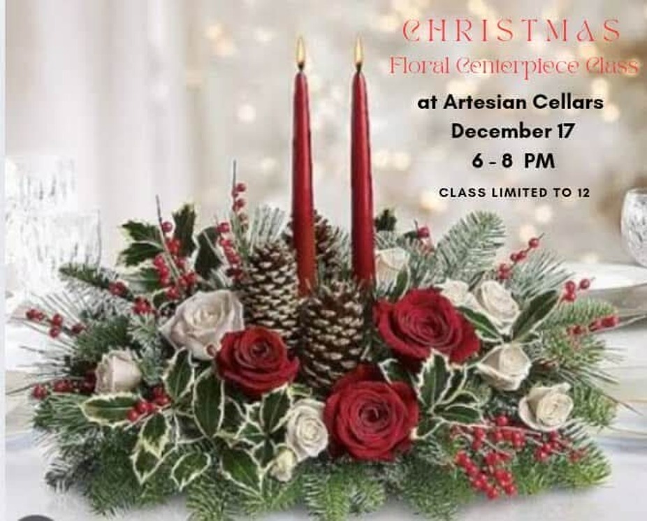 Christmas Floral Arrangement Class event photo