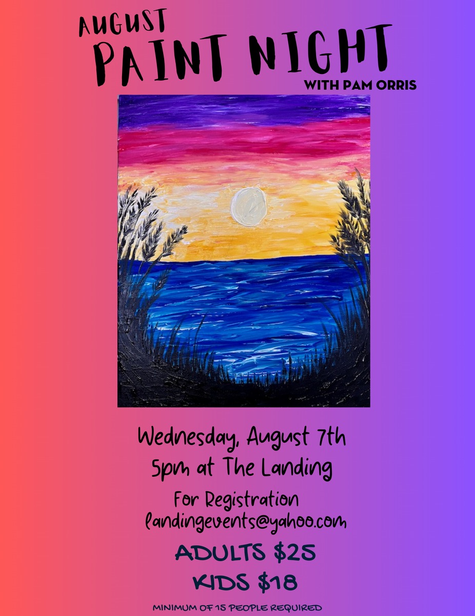 August Paint Night event photo