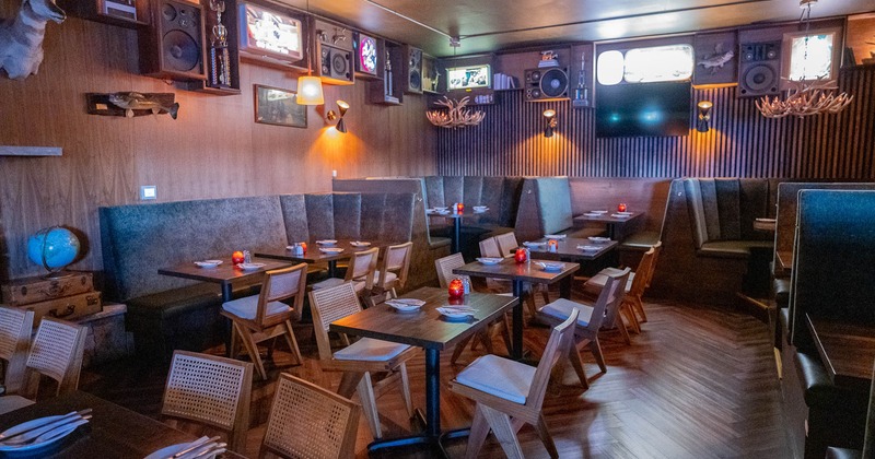 Interior, dining area