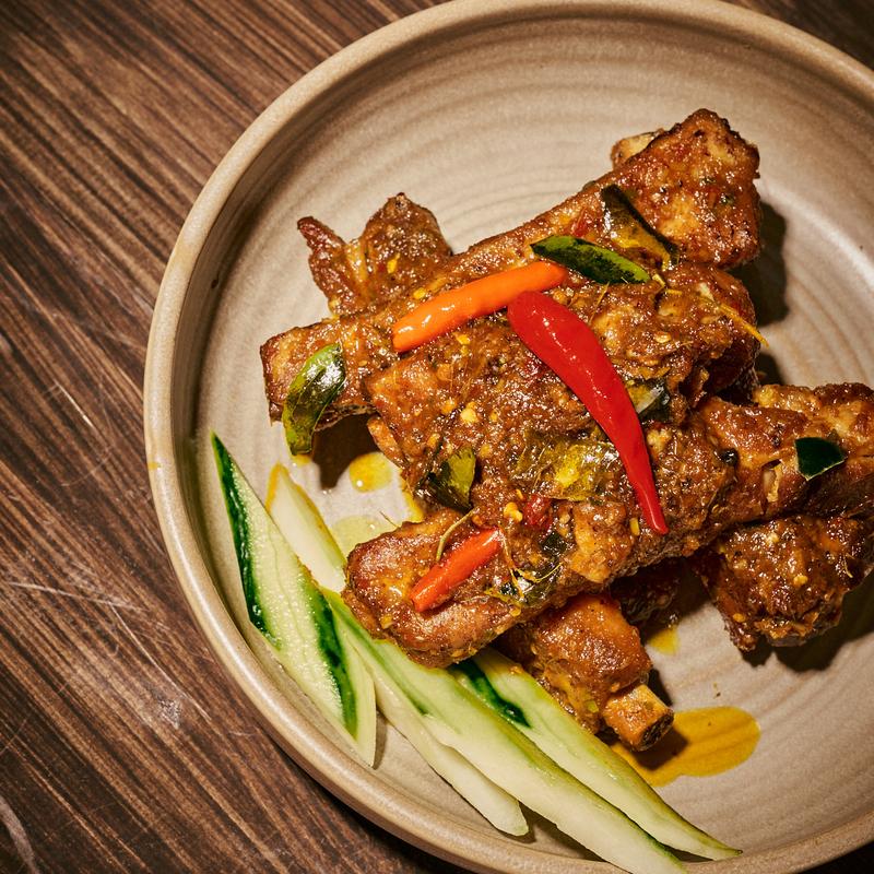 Spare Ribs Pad Prik Khing photo