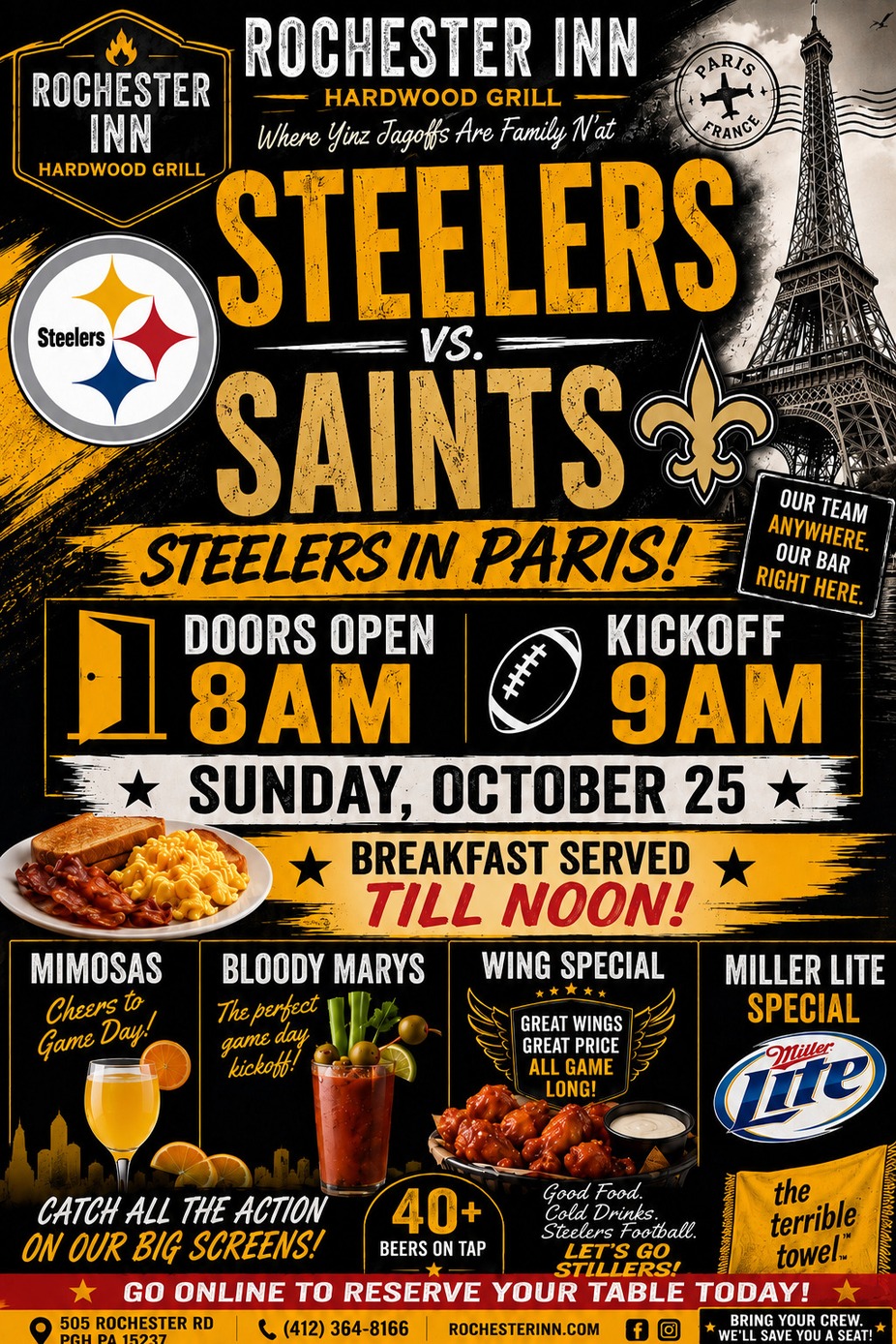 STEELERS VS. SAINTS IN PARIS! event photo