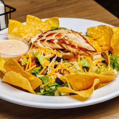 Mexican Salad with grilled chicken.