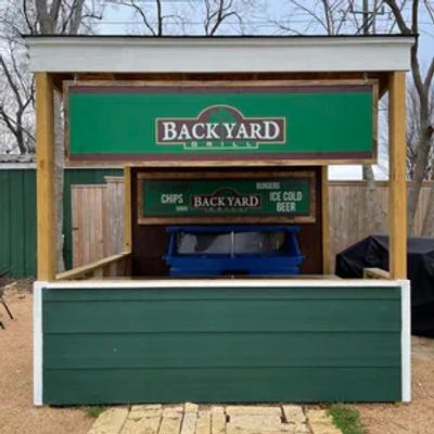 BEER STAND AT JERSEY MEADOW GOLF CLUB.