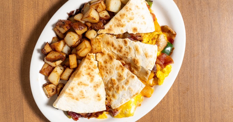 Breakfast Quesadillas with potatoes
