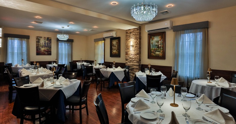 Interior, dining area