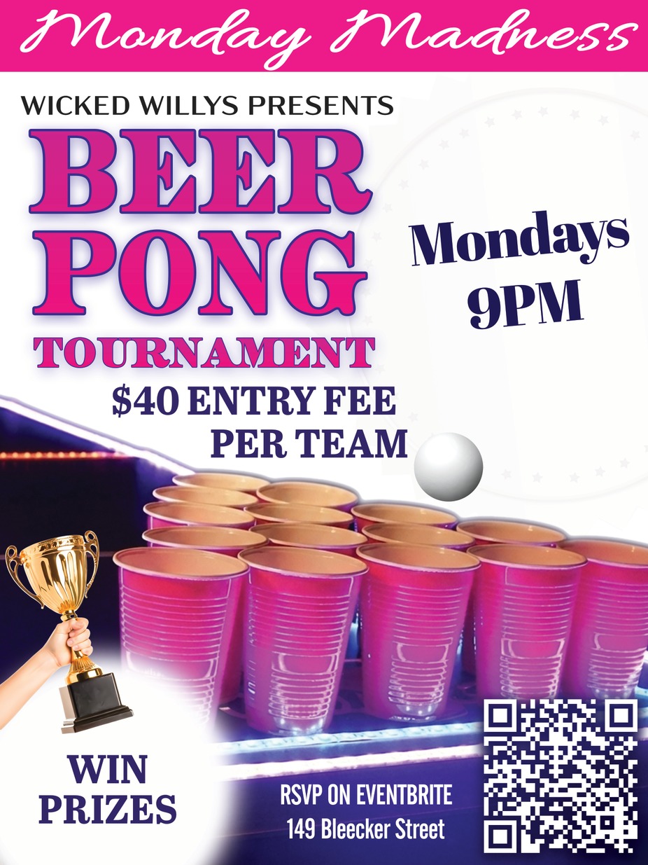 Beer Pong Tournaments Every Monday event photo