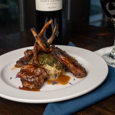 Lamb lollipops.
