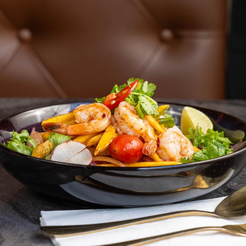 Shrimp Mango Salad with Jasmine Rice photo