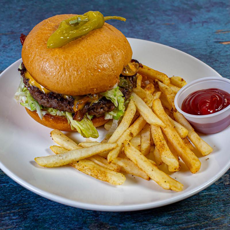 Green Chile Cheeseburger photo
