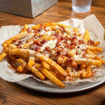 Bacon Cheese Fries.