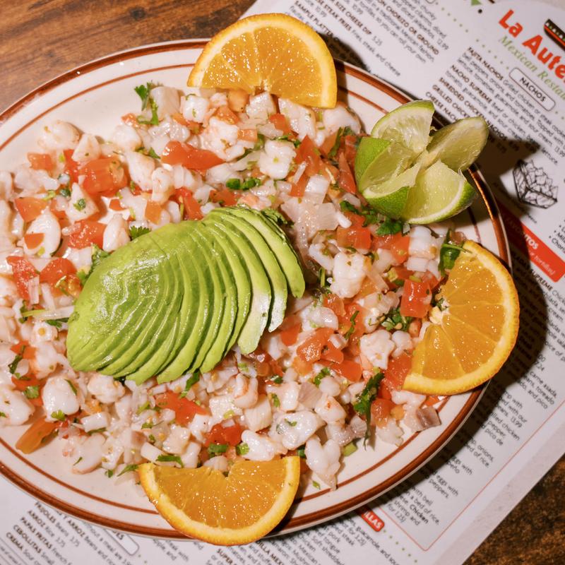 menu item 4 of 11, Fish and Shrimp Ceviche