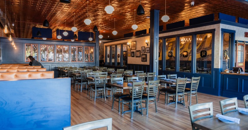 Interior, dining area