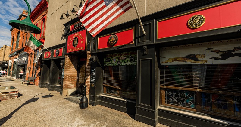 Exterior, front entrance