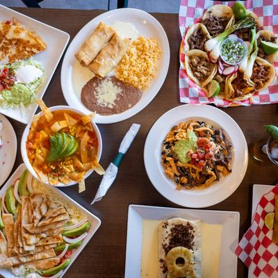 Our delicious Mexican food variety.
