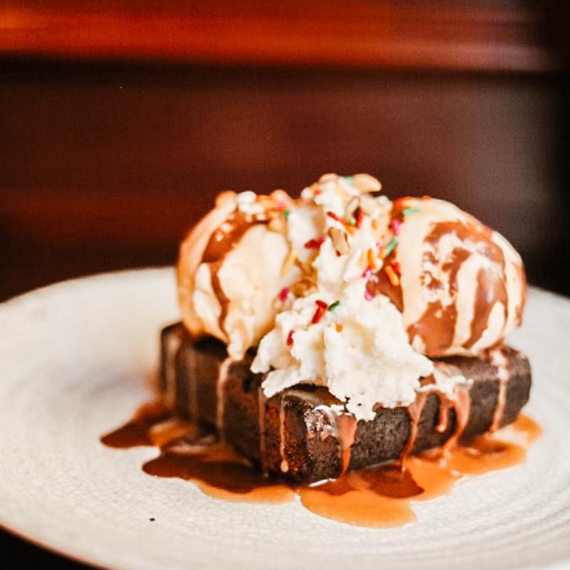 Chocolate Fudge Brownie Sundae photo