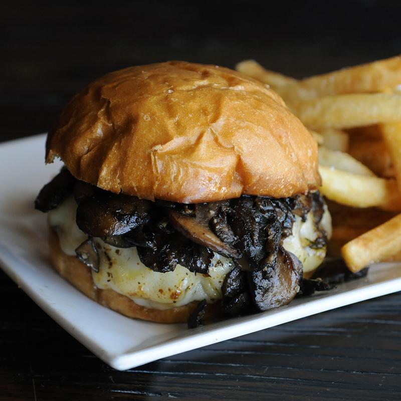 Mushroom and Swiss photo