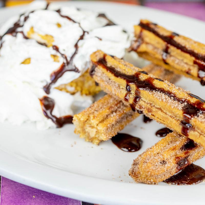 Churros with Ice Cream photo