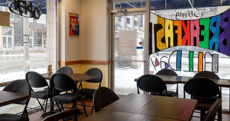 Interior, seating area