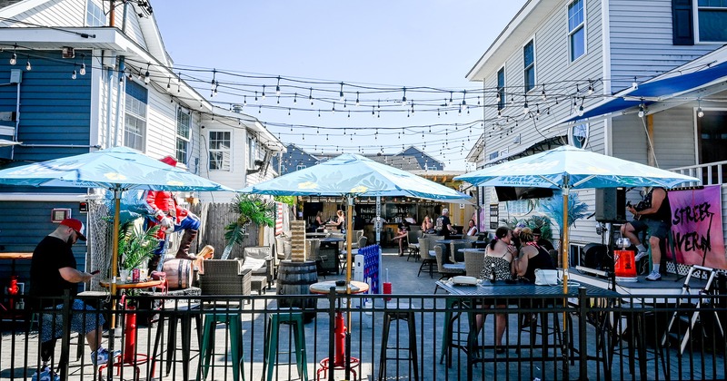 Outdoor seating area